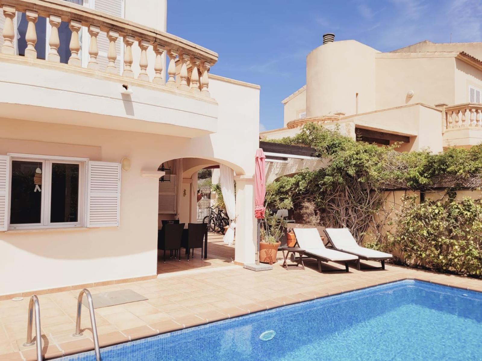 Ferienhaus Casa Yelmo Cala Mandia  Dış mekan fotoğraf